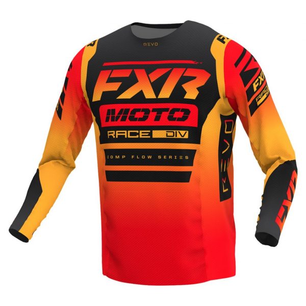 CAMISA MX FXR RACING REVO COMP MX TEQUILA SUNRISE XLT