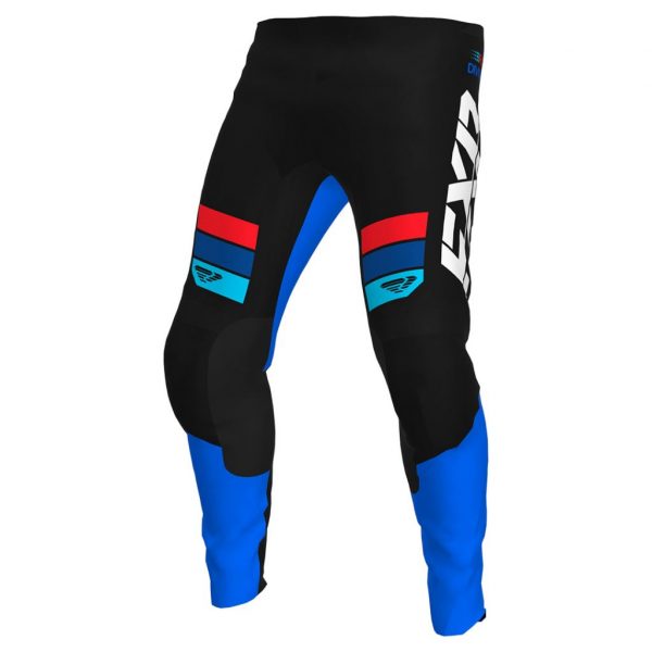 CALÇA MX FXR RACING CLUTCH MX BLACK / BLUE / RED