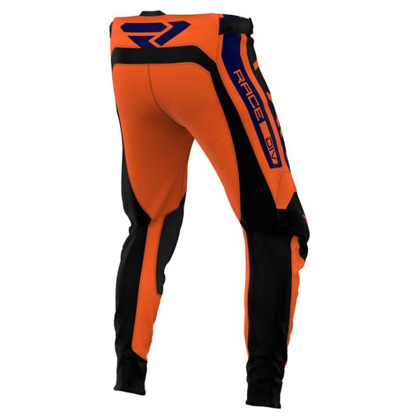 CALÇA MX FXR RACING CONTENDER MX MIDNIGHT / ORANGE