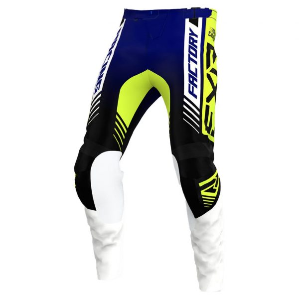 CALCA MX FXR RACING CLUTCH PRO MX MIDNIGHT / HIVIS / WHITE BLACK OPS