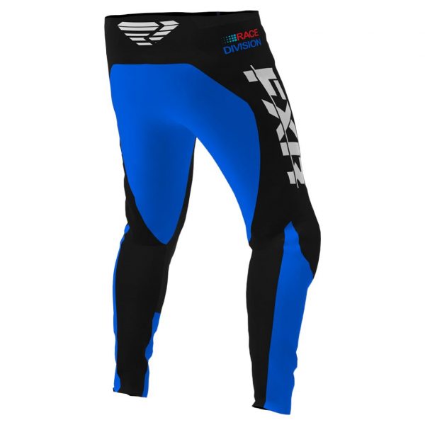 CALÇA MX FXR RACING CLUTCH MX BLACK / BLUE / RED