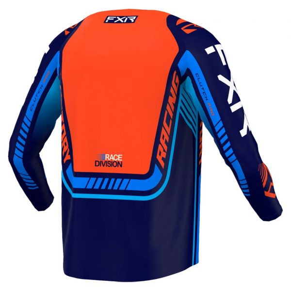 CAMISA MX FXR RACING CLUTCH PRO MX ORANGE / NAVY BLACK OPS