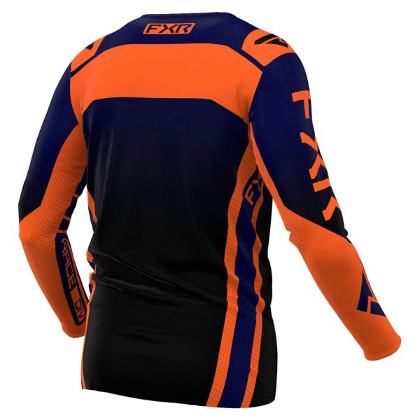 CAMISA MX FXR RACING CONTENDER MX MIDNIGHT / ORANGE