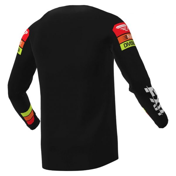 CAMISA MX FXR RACING CLUTCH MX BLACK / ORANGE / HIVIS