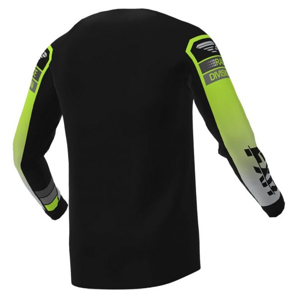 CAMISA MX FXR RACING CLUTCH MX BLACK / GREY / HIVIS