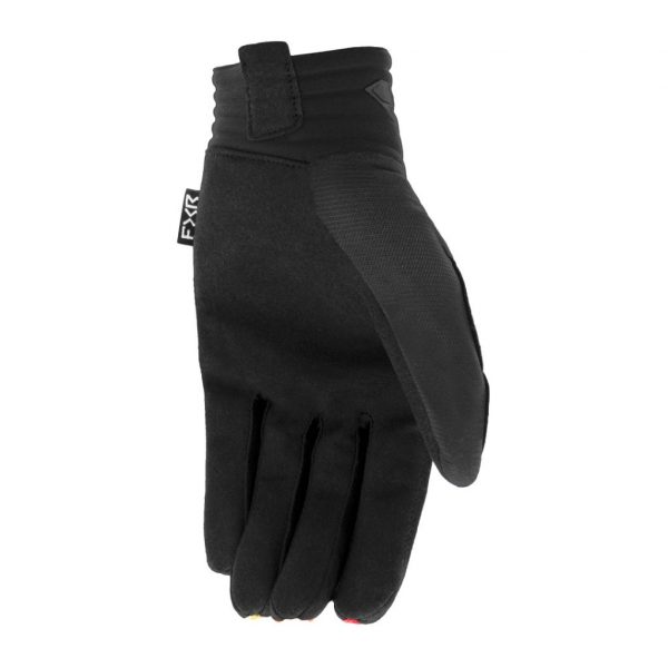 LUVA MX FXR RACING PRIME MX BLACK / RED / ORANGE