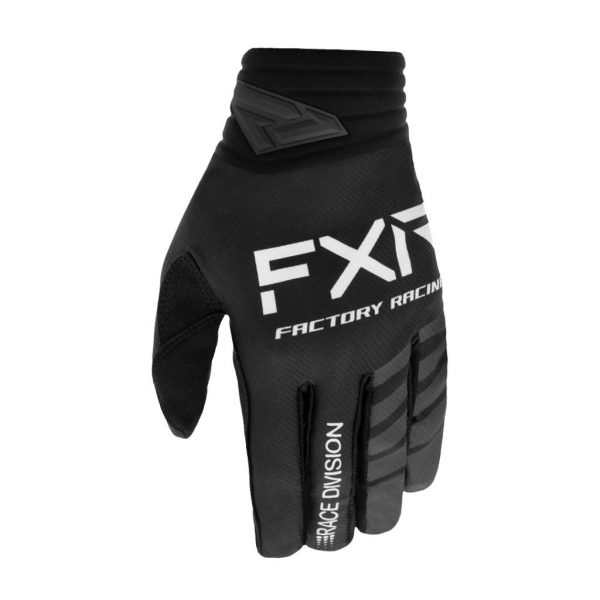 LUVA MX FXR RACING PRIME MX BLACK / WHITE