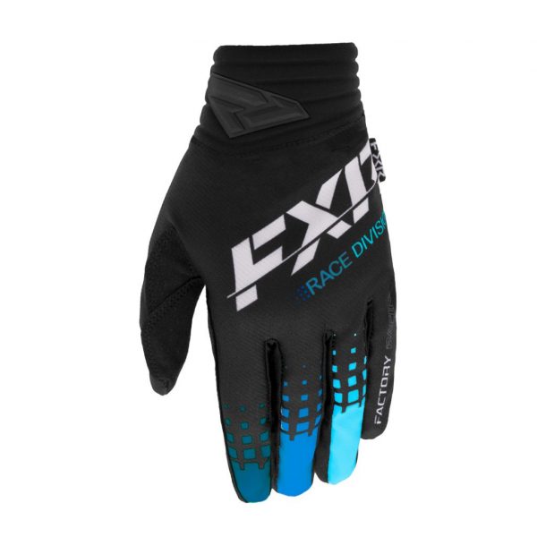 LUVA MX FXR RACING PRIME MX BLACK / BLUE