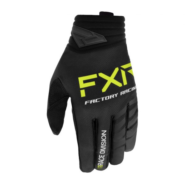 LUVA MX FXR RACING PRIME MX BLACK / HIVIS