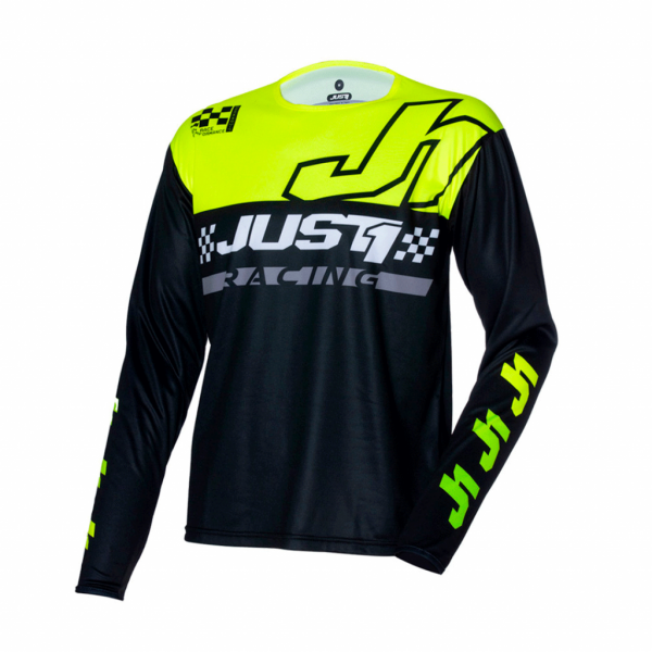 CAMISA MX JUST 1 - J-COMMAND - PRETO / AMARELO FLUOR