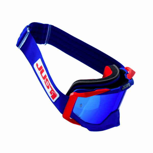 ÓCULOS JUST1 IRIS 2.0 SUIT AZUL/VERMELHO
