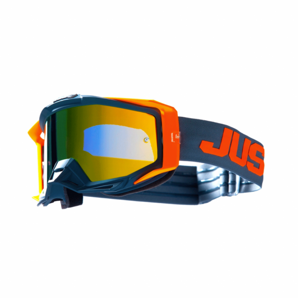 ÓCULOS JUST1 IRIS 2.0 LOGO LARANJA/CINZA